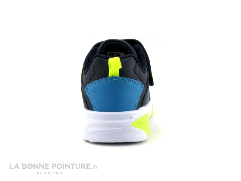 Champion WAVE B TD - Basket Leds GARCON - Bleu Marine-Turquoise-Jaune – Image 4