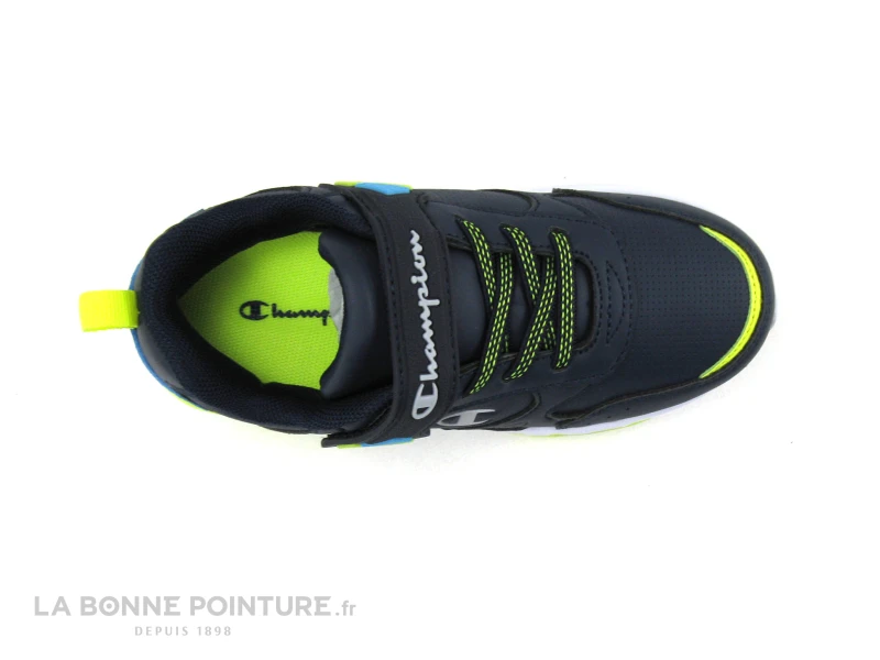 Champion WAVE B PS - Bleu Marine-Turquoise-Jaune - Basket LED GARCON – Image 6
