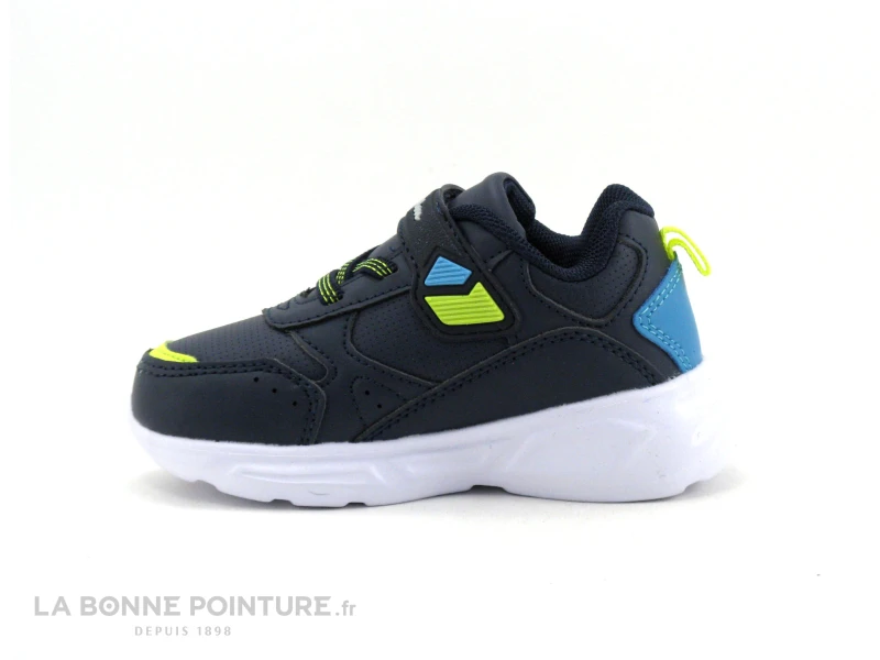 Champion WAVE B TD - Basket Leds GARCON - Bleu Marine-Turquoise-Jaune – Image 3