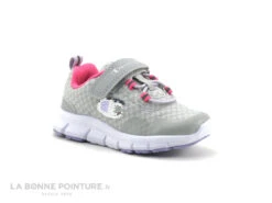 Champion FLIPPY G TD - Gris - Rose - Basket Fille