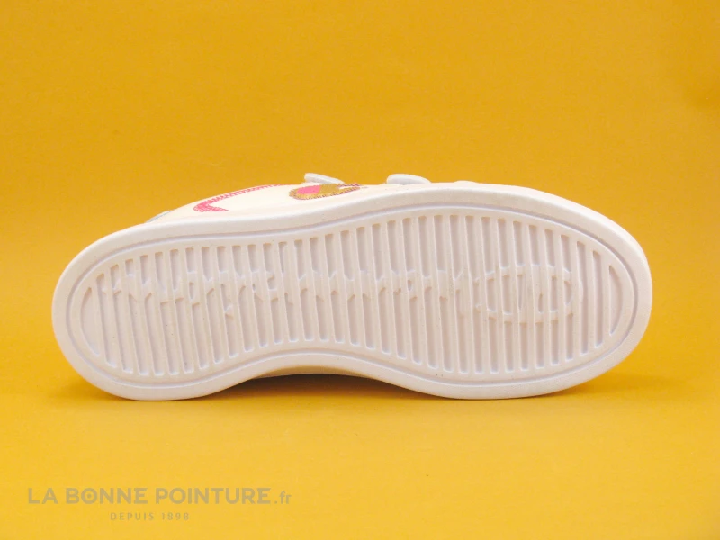 Champion ANGEL G GS Blanc - Sneakers Fille 3 Brides Velcro – Image 7