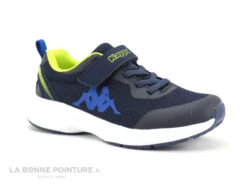Kappa Logo Glinoh 331D61W Bleu Marine - Basket Avec Elastique Et Scratch