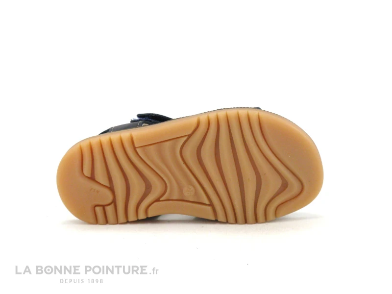 Bopy EPARC Marine - Sandale BEBE Cuir Bleu Marine - Velcro – Image 6