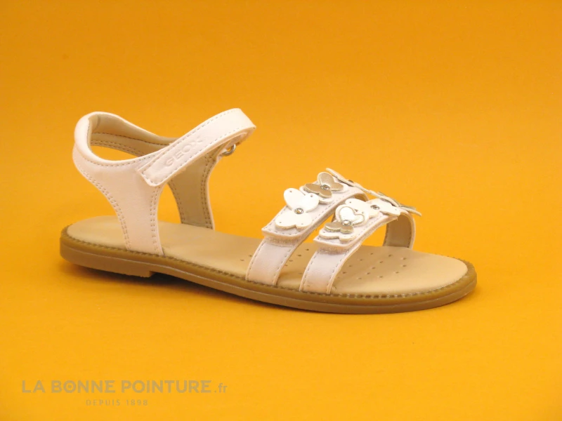 Geox J8235I KARLY Girl - White - Sandale Blanche
