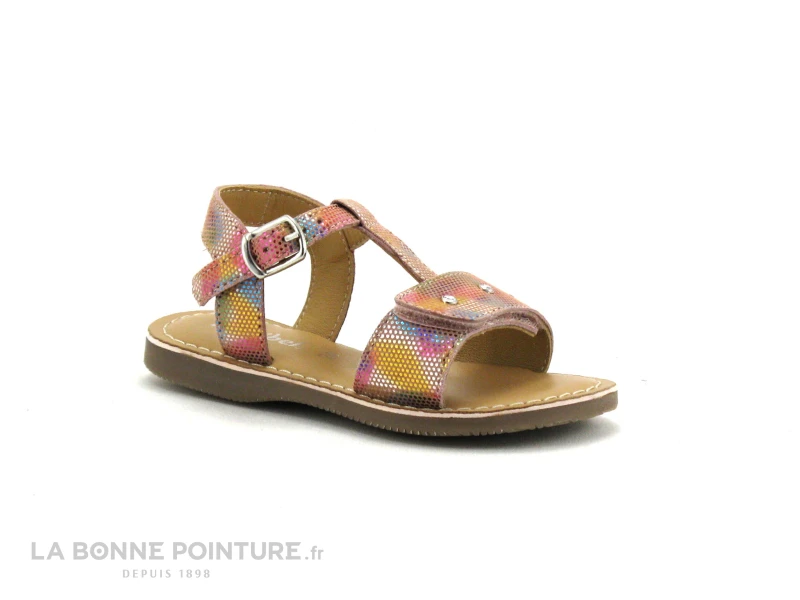 Minibel HORTENSIA Dotted Reinbow - Sandale Fille Multicolore – Image 5