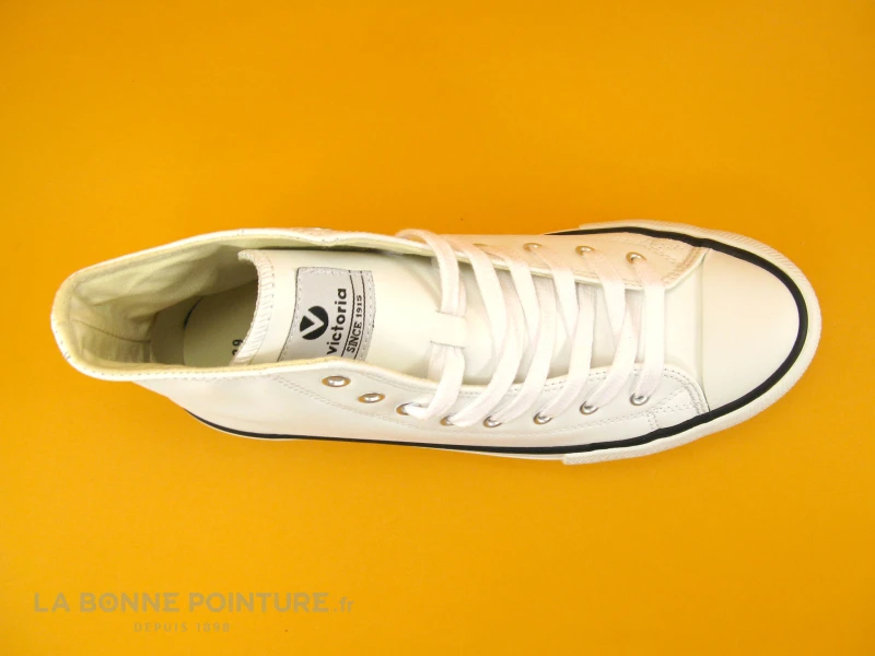 Victoria 061107 Blanco - Basket Montante Plateforme Blanche – Image 6