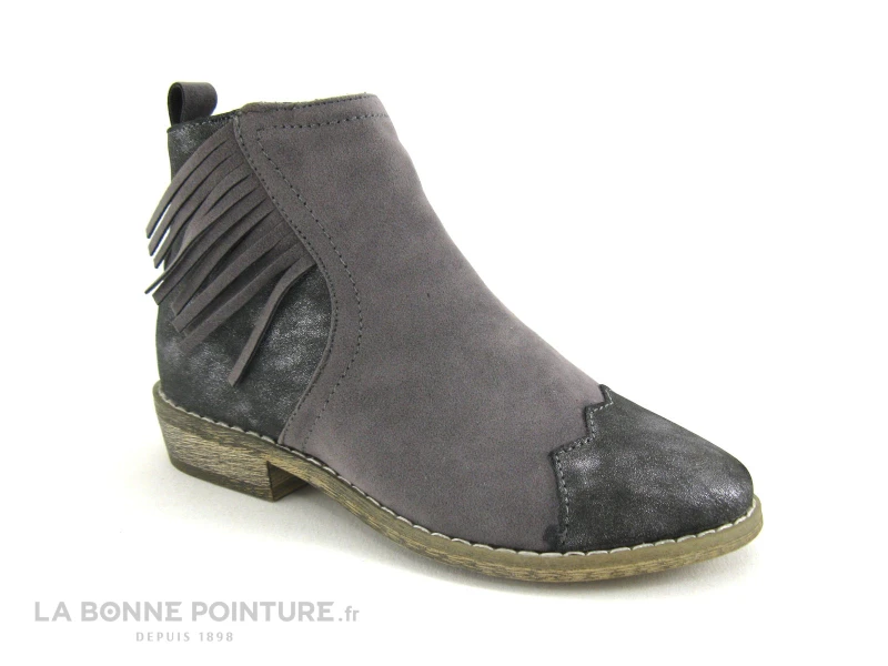 Wipop Jasminel Gris Boots Fille