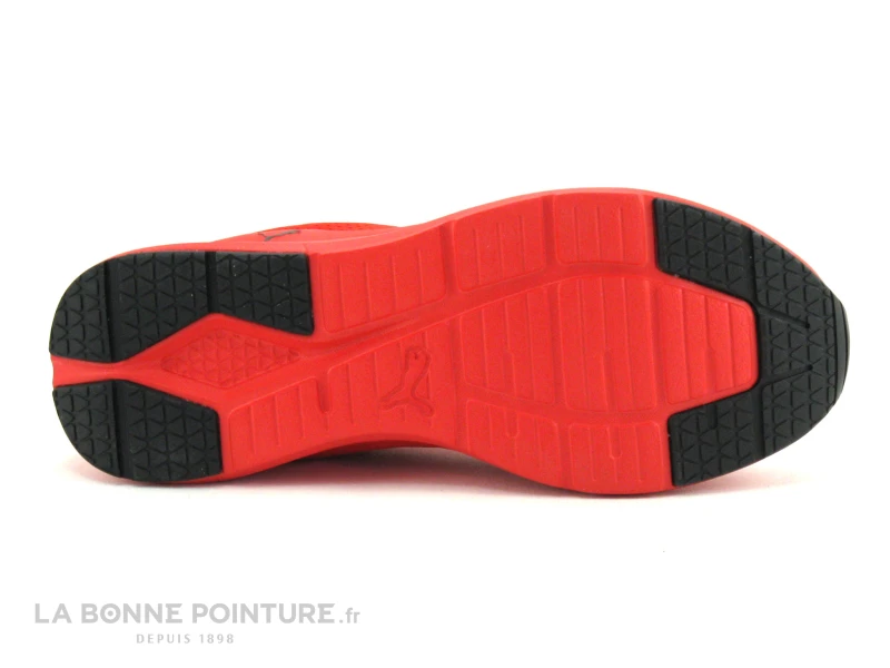 Puma WIRED RUN Red - Basket Rouge Avec Large Elastique JR – Image 7