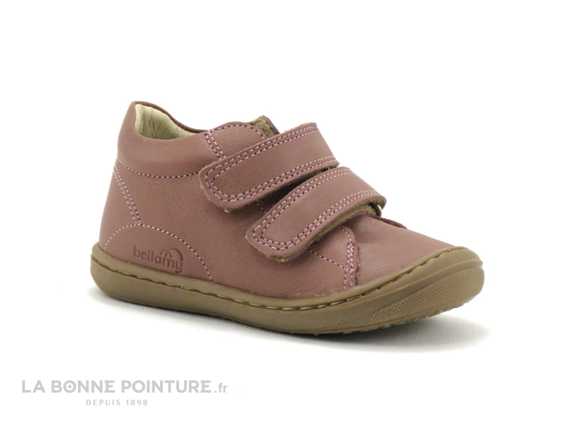 Bellamy PILOU - FLEXIBEL Rose - 2 Velcro - Bottillon BEBE Fille – Image 5