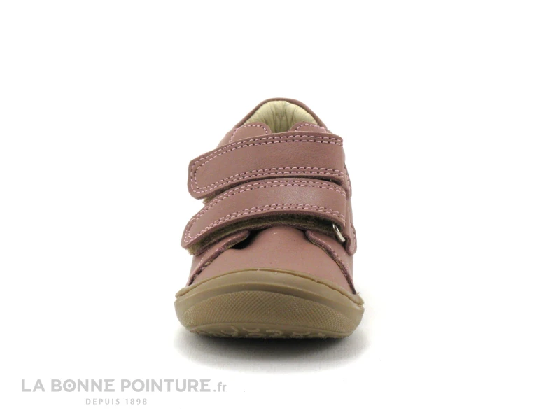 Bellamy PILOU - FLEXIBEL Rose - 2 Velcro - Bottillon BEBE Fille – Image 2