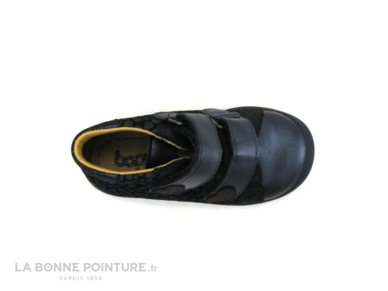 Bopy UGOLINE Bleu Marine - 2 Brides A Scratch - Boots BEBE Fille – Image 6