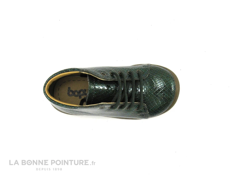 Bopy UVELI - Vert Croco - Chaussure Montante Fille Vernie – Image 6