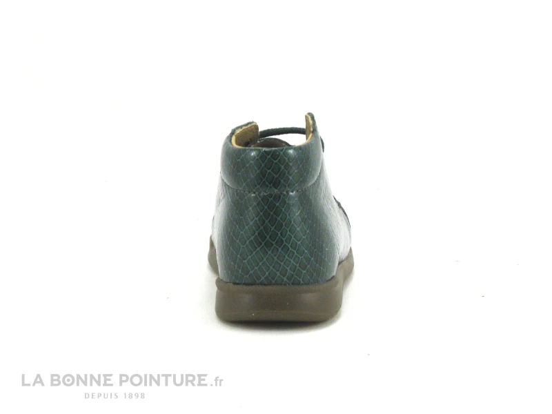 Bopy UVELI - Vert Croco - Chaussure Montante Fille Vernie – Image 4