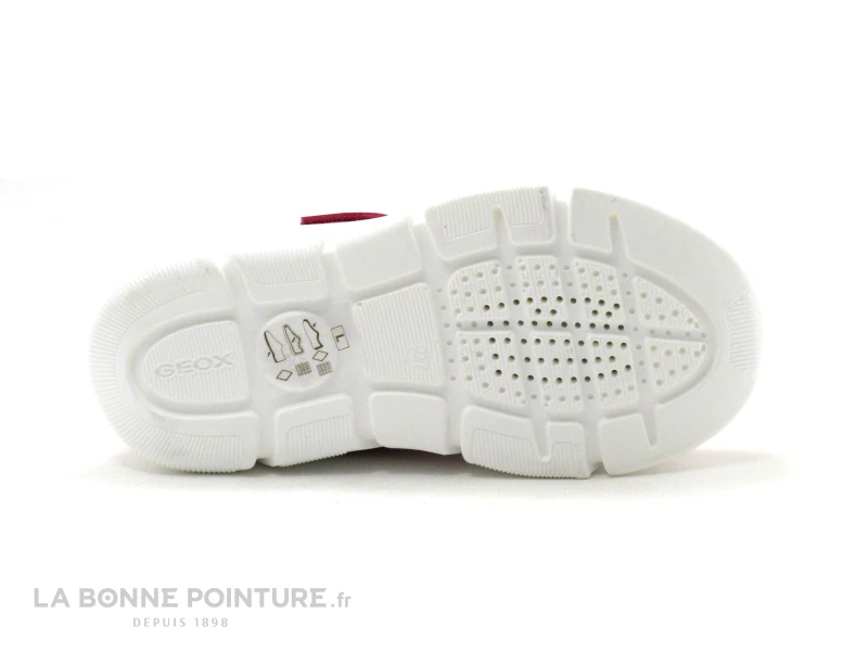 Geox ARIL J16DLB Fuchsia - Basket Fille Rose Avec Elastique Et Velcro – Image 7