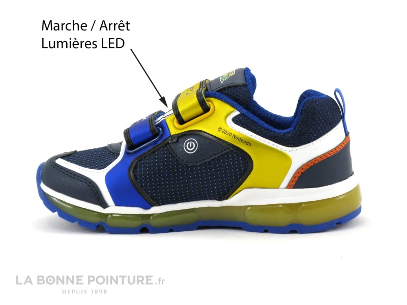 Geox SUPER-MARIO J1644A Android - Royal Yellow - Basket Basse Led – Image 2