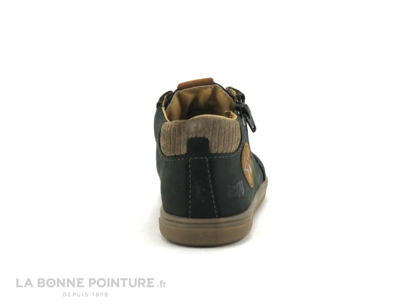 Bopy RELVET Vert - Chaussure Montante GARCON Verte – Image 4