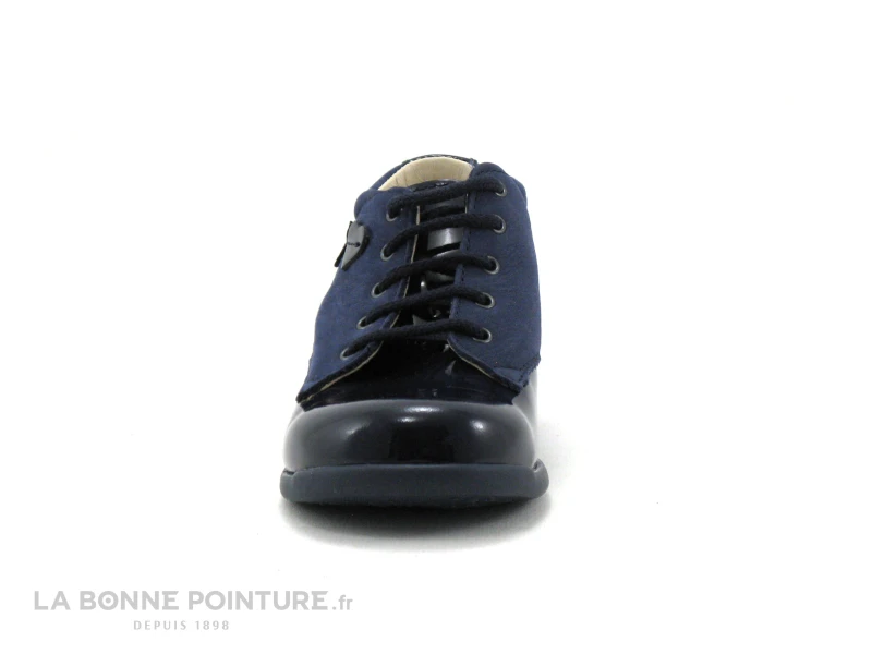 Bopy URSULA Marine - Petits Coeurs - Chaussure Montante Fille – Image 2