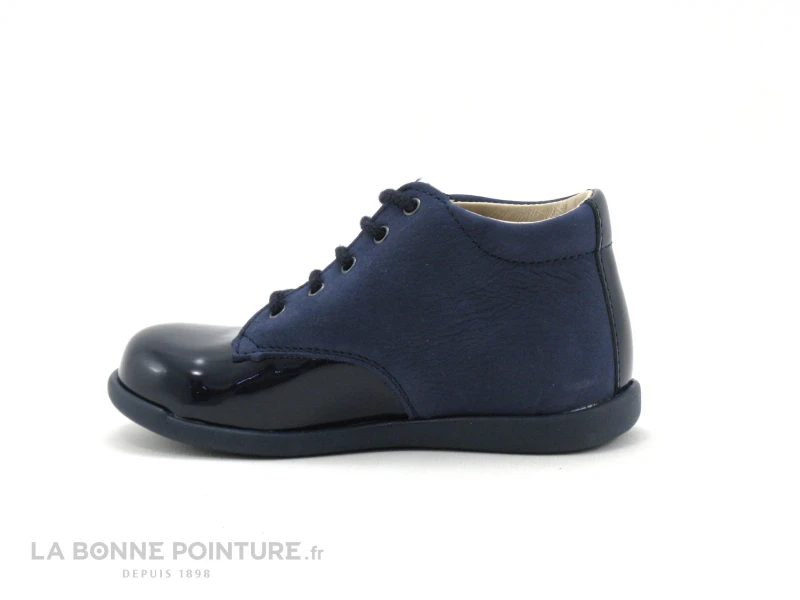 Bopy URSULA Marine - Petits Coeurs - Chaussure Montante Fille – Image 3