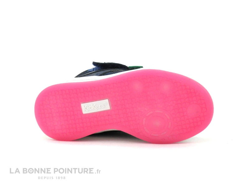 Kickers BILBON Marine Bleu Glitter 664562 - Basket Montante Fille – Image 7