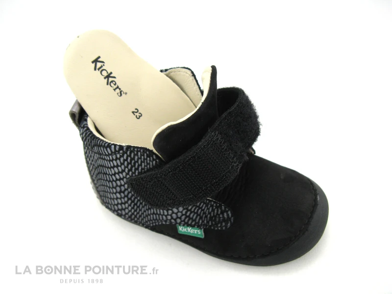 Kickers SABIO Noir Argent Imprime - 979020 - Bottine Fille – Image 6