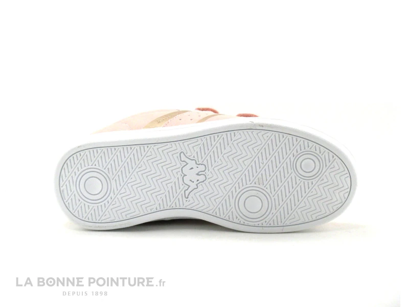 Kappa LOGO ALPHA - Pink Metallic 311CFW - Basket Fille Rose - Velcros – Image 5