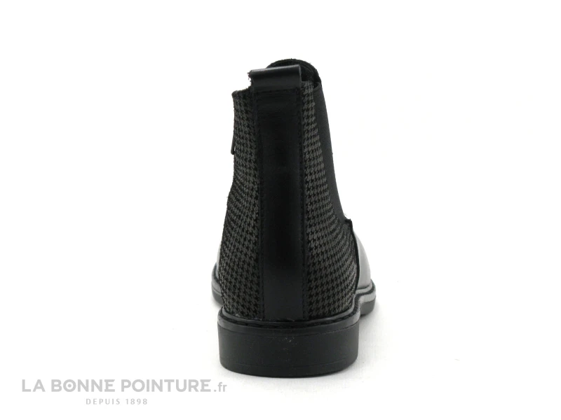 Bopy SELISOU Noir - Boots Chelsea Fille - Femme - Elastique Et Zip – Image 4