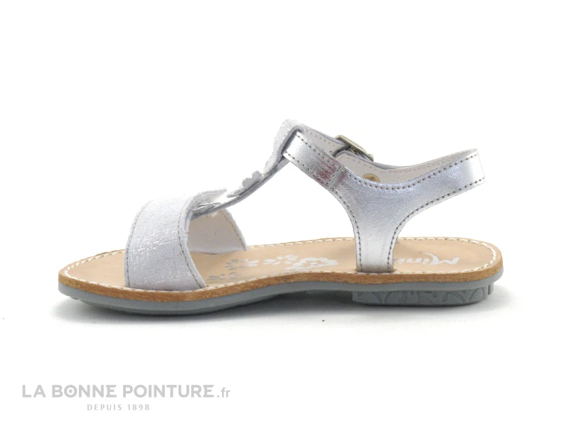 Minibel PAPEETE 1M132334G-190 Argent - Nu-pieds Fille – Image 3