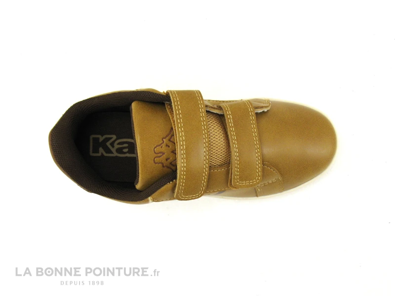 Kappa LOGO ALPHA 2V Yellow Tan - Dk Brown - Basket Velcro GARCON – Image 5