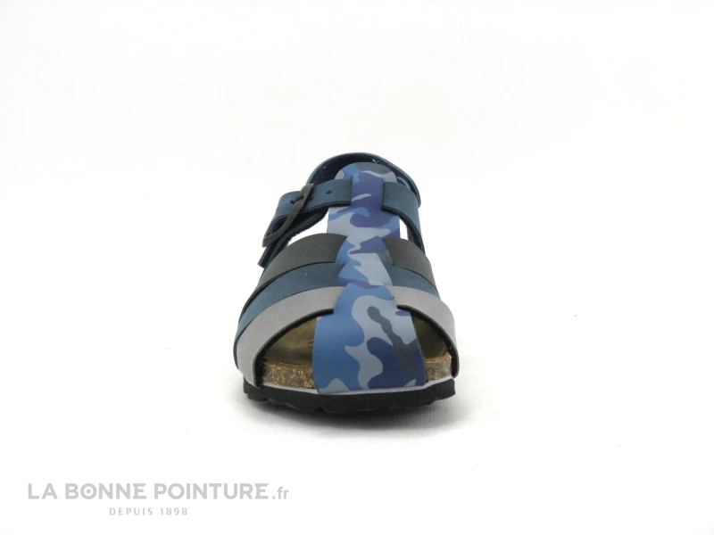 Biomodex 1865 Bic -Startek Gris - Bleu Marine - Sandale Enfant – Image 2
