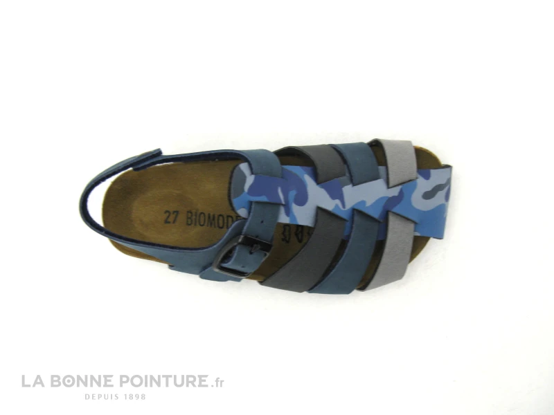 Biomodex 1865 Bic -Startek Gris - Bleu Marine - Sandale Enfant – Image 6