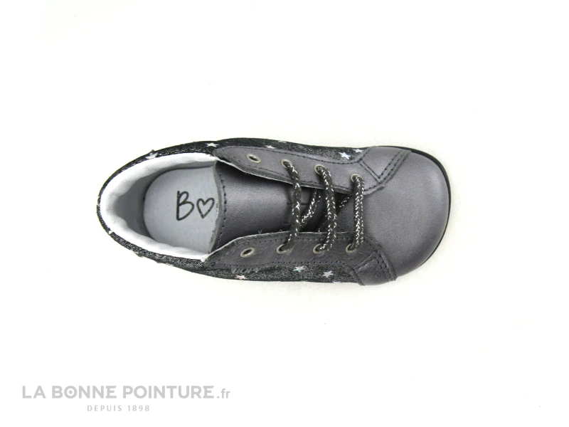Bopy ZENUI Gris - Etoiles - Chaussure Montante BEBE Fille – Image 6
