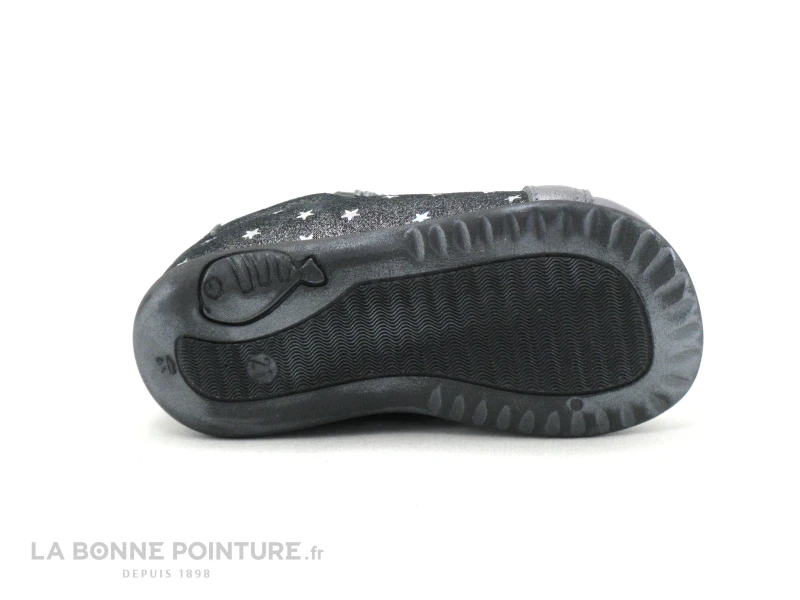 Bopy ZENUI Gris - Etoiles - Chaussure Montante BEBE Fille – Image 7
