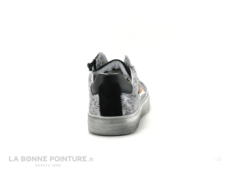 Bopy SECLAIR Noir Blanc Argent - Basket Basse Fille – Image 4