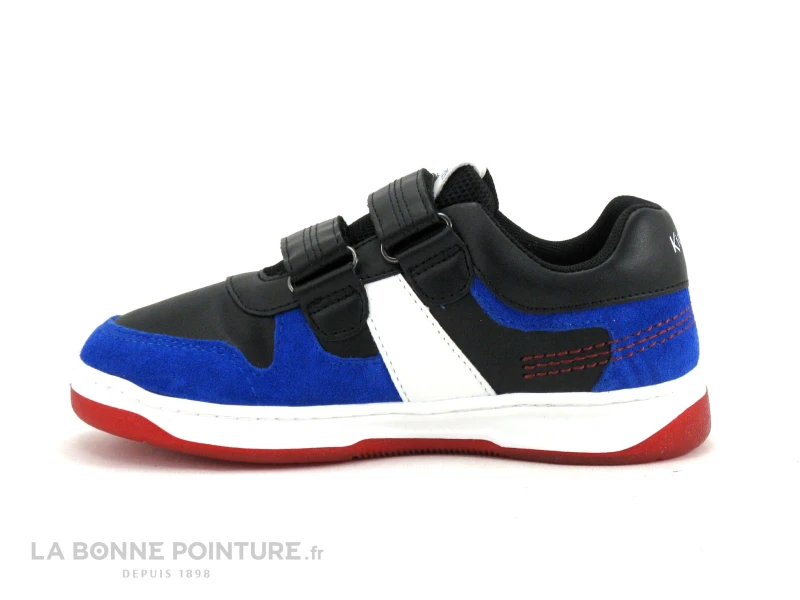 Kickers KALIDO Bleu Noir Rouge - 910861 - Sneakers GARCON – Image 3