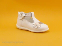 MKids MELSI Blanc - Fleur Tulle - Chaussure Montant BEBE Fille