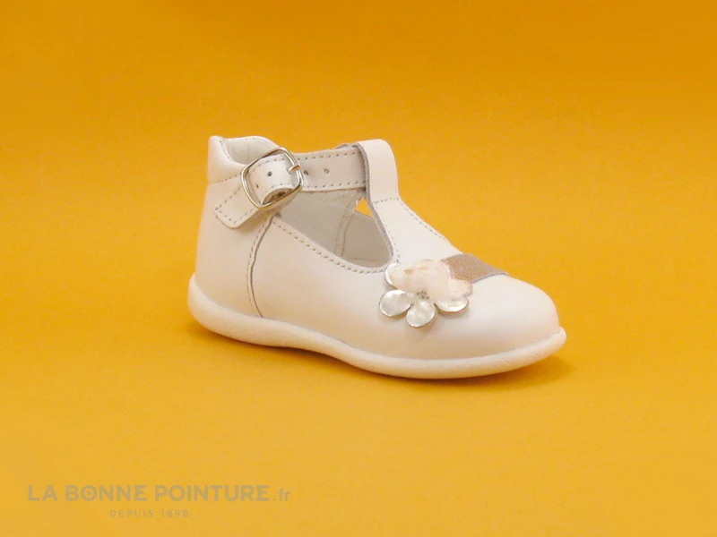 MKids MELSI Blanc - Fleur Tulle - Chaussure Montant BEBE Fille – Image 5