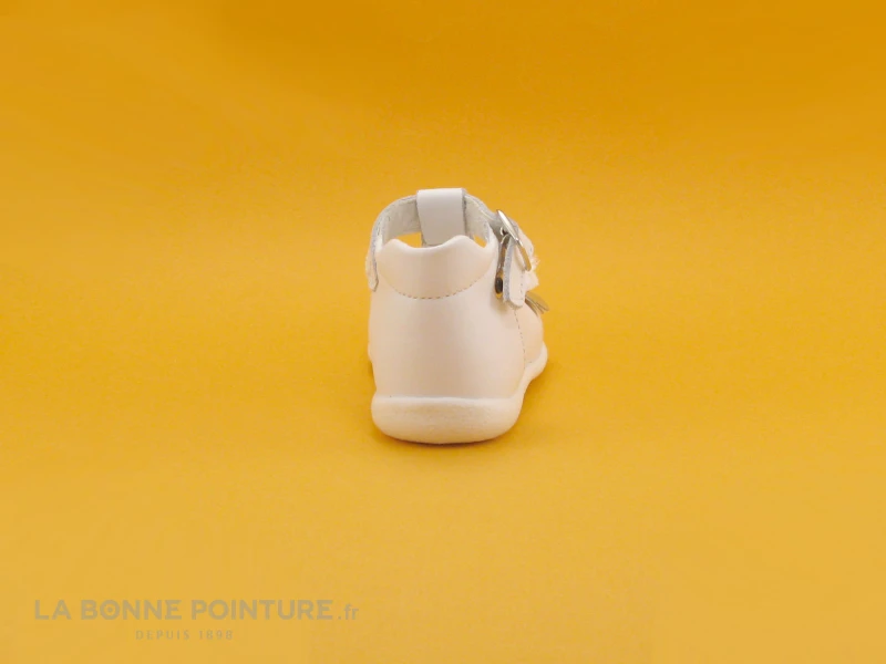 MKids MELSI Blanc - Fleur Tulle - Chaussure Montant BEBE Fille – Image 4