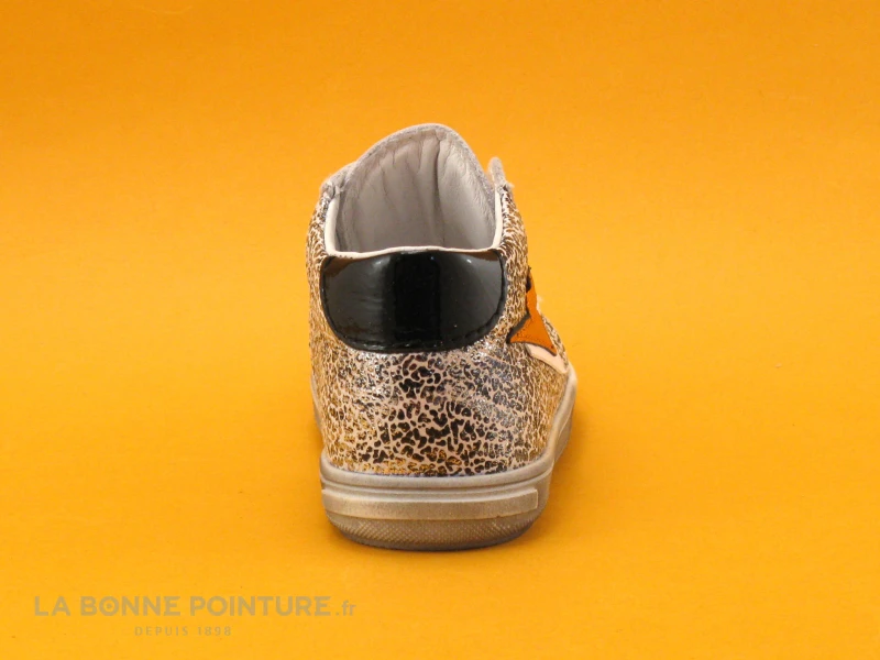 Bopy RECLAIR Blanc - Imprime Argent - Chaussure Montante Fille – Image 4