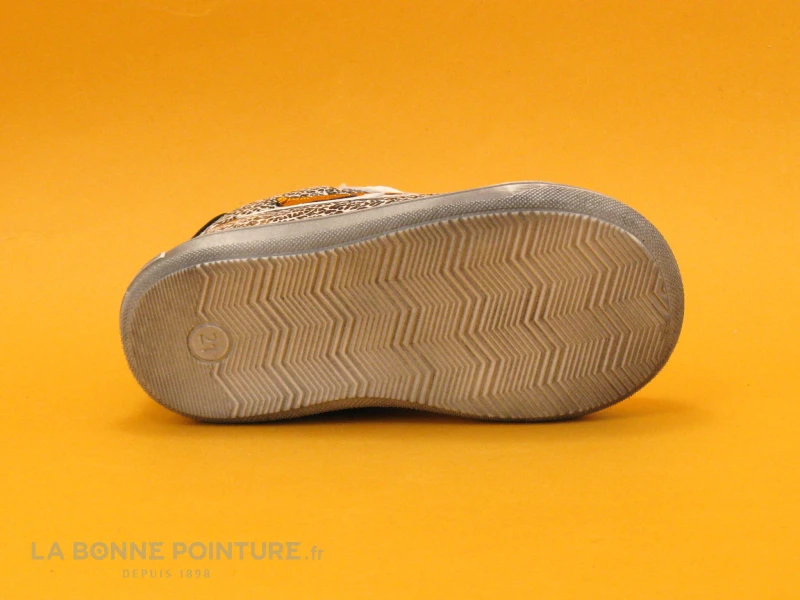 Bopy RECLAIR Blanc - Imprime Argent - Chaussure Montante Fille – Image 7