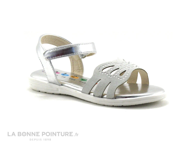 A12C4 VAINA-T Gris - Diamants - Nu-pieds Fille