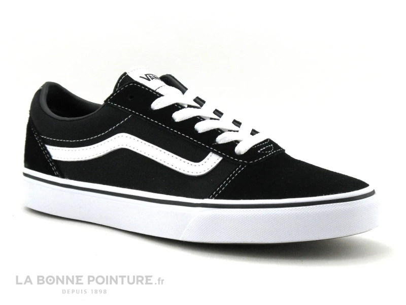Vans WARD Black - White - VN0A38J9IJU1 - Basket Noire – Image 5