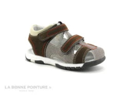 A12C4 VIRLY-T- Marron Beige - Sandale BEBE GARCON