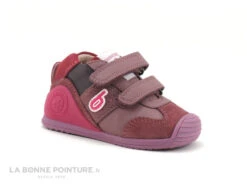 Biomecanics 211126B Rose - Chaussure Premier Pas Fille - 2 Scratches