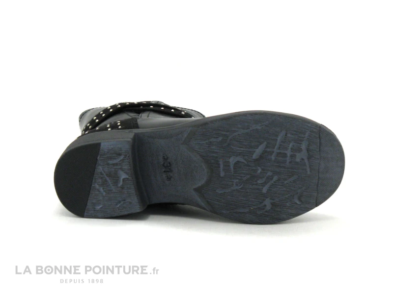 Wipop DAIRY Noir - Bottine Fille Avec Strass Sur Brides Et Contrefort – Image 7