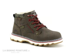 Dockers 49SU702 Marron - Lacet Rouge - Bottillon GARCON