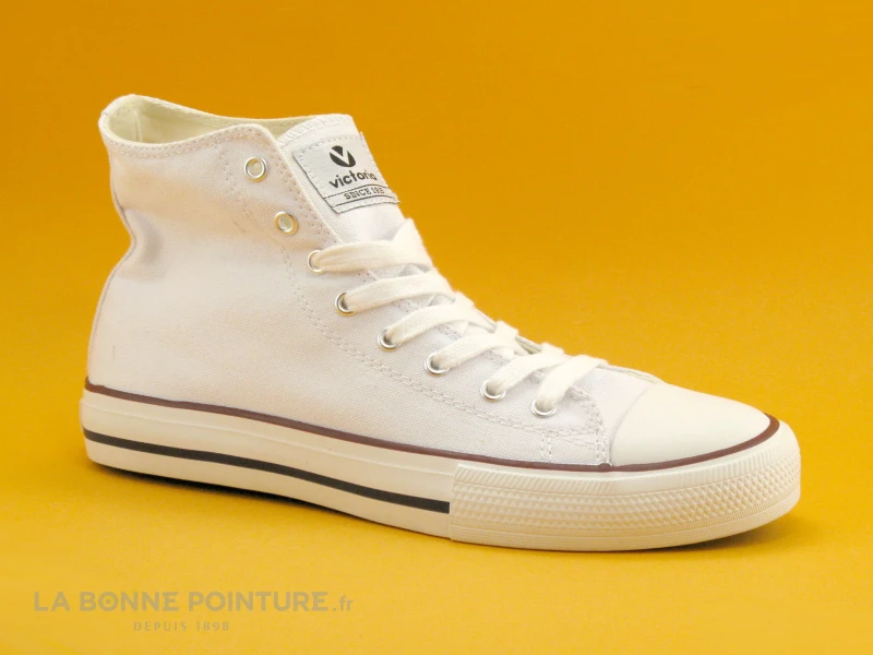 Victoria 06500 Blanc - Tennis Montante Toile Femme – Image 5
