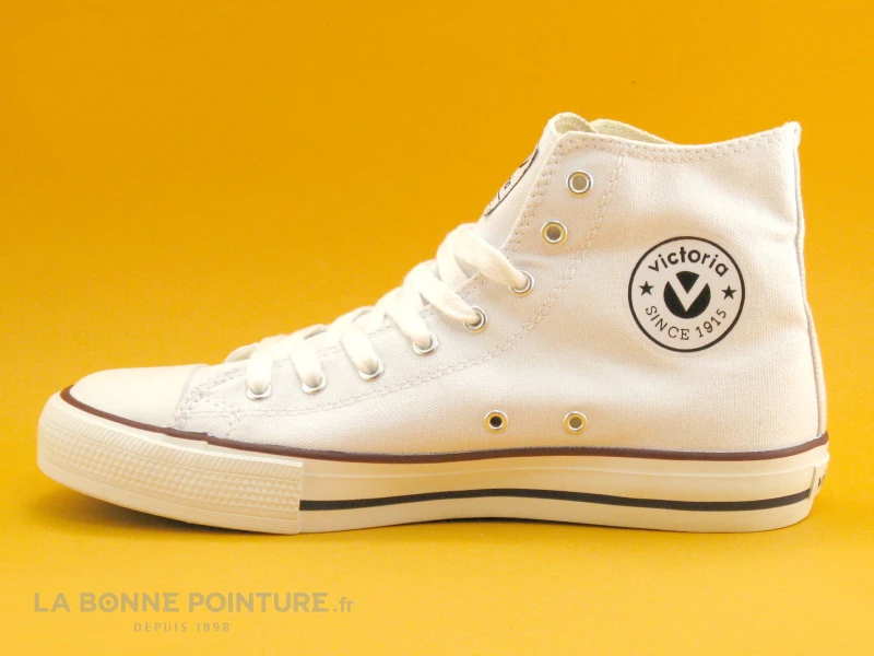 Victoria 06500 Blanc - Tennis Montante Toile Femme – Image 3
