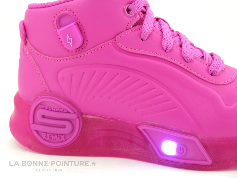 Skechers Lights Remix - 310100L - Sneakers Rose Fille A Leds – Image 6