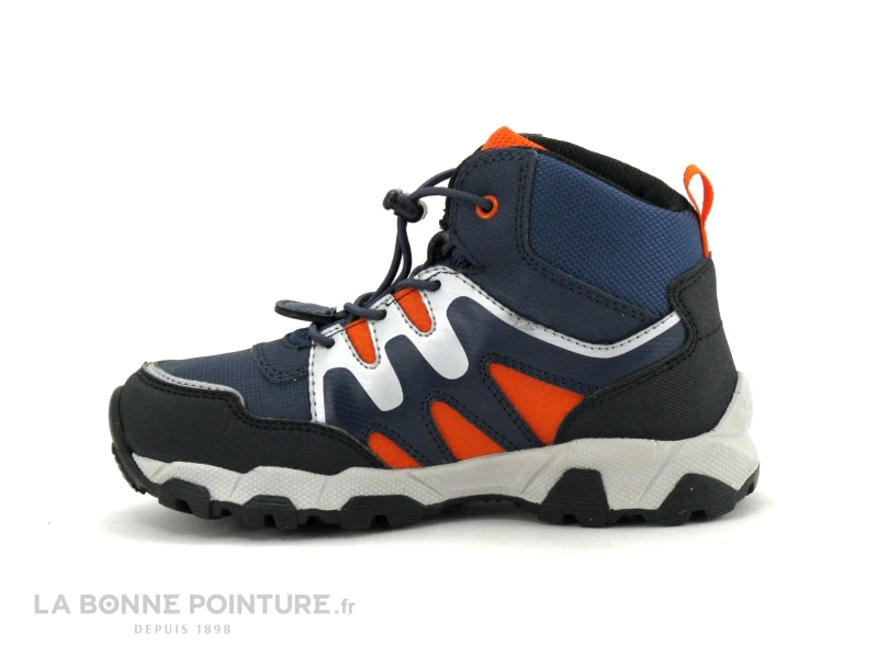 Geox MAGNETAR J263ZA Navy Orange - Basket Montante Garcon – Image 3