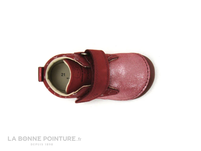 Kickers SABIO Bordeaux Argent - 879022 - Chaussure BEBE Fille – Image 6